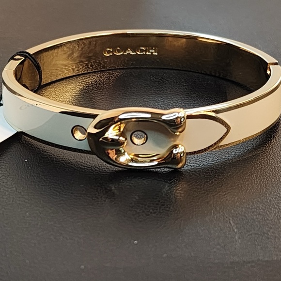 COACH Signature C-Buckle
Bangle - Gold-tone & color Chalk Enamel - Picture 14 of 15